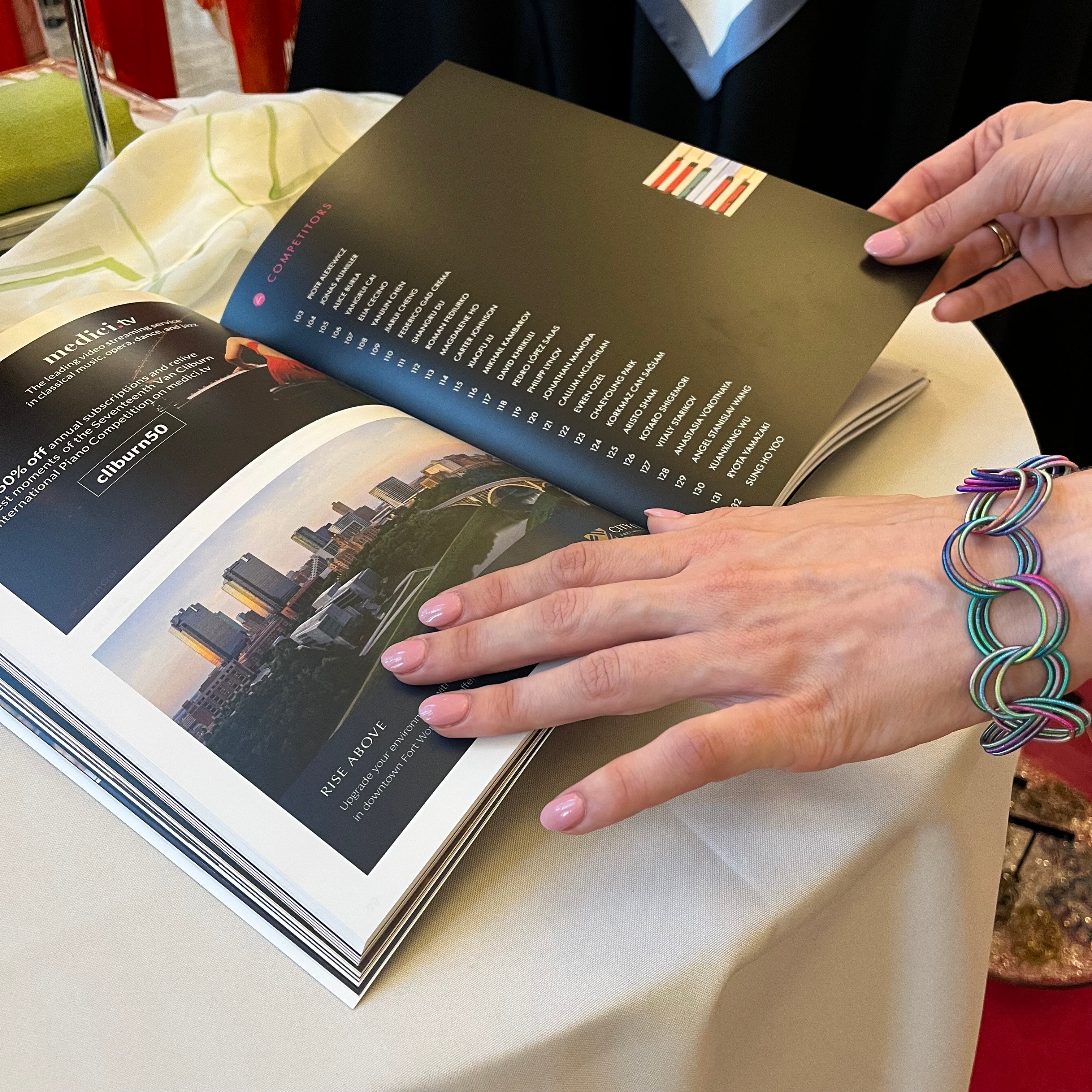 Commemorative Program Book, 2025 Cliburn Competition – The Cliburn