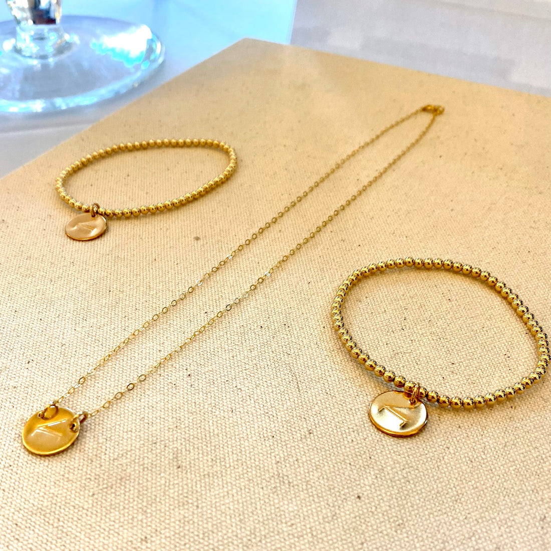 Necklace, Gold, Cliburn Charm