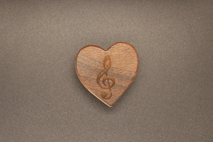 Piano Wood Heart