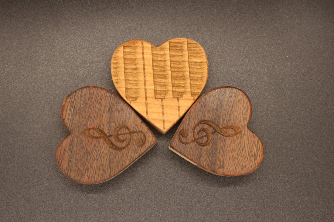 Piano Wood Heart