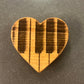 Piano Wood Heart