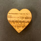 Piano Wood Heart