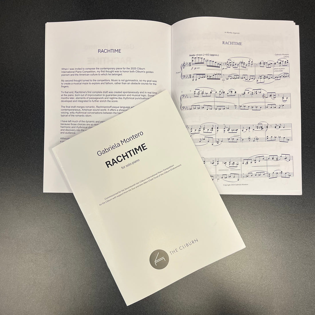 Rachtime, 2025 Commissioned Work Score