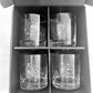 Cocktail Glasses, 60 Years, Set of 4