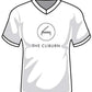 T-Shirt, V-Neck, White