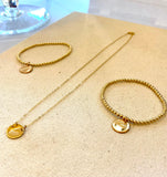 Bracelet, Gold, Cliburn Charm