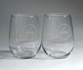 Stemless Wine Glasses, Set of Two